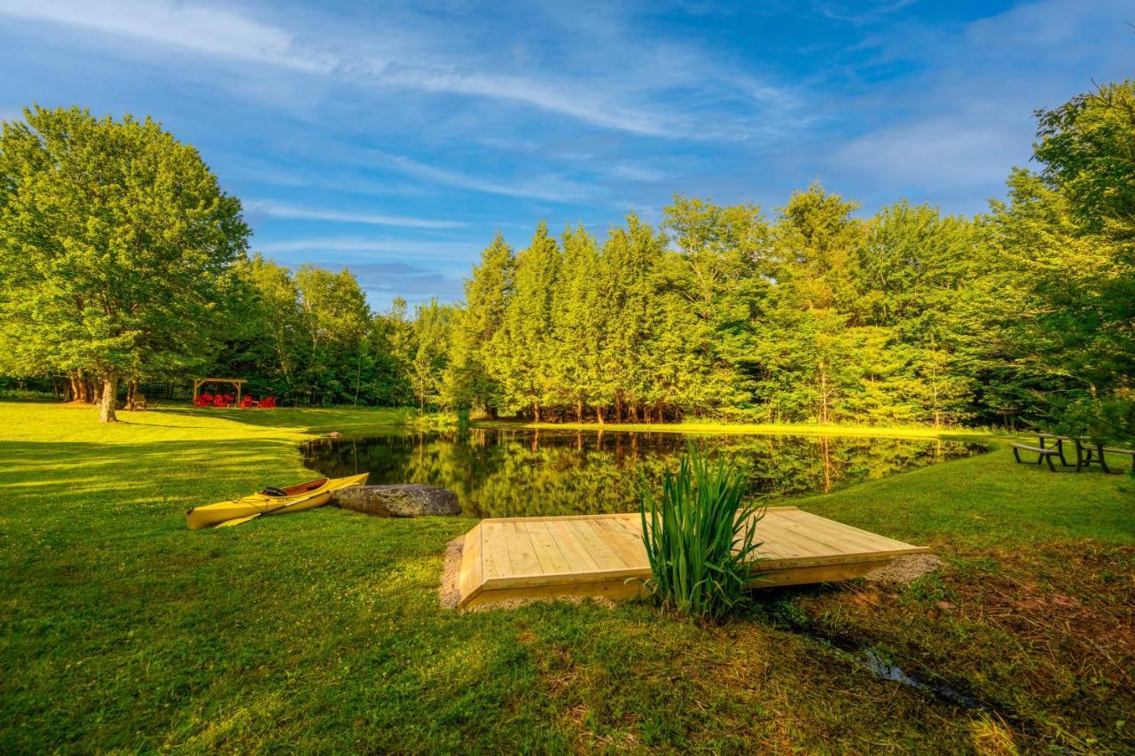 Mountain Blue Vista - Luxury Retreat Near Ski Resorts With Pond, Firepit And Hot Tub Windham Exterior foto
