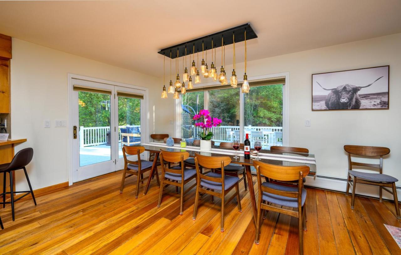 Mountain Blue Vista - Luxury Retreat Near Ski Resorts With Pond, Firepit And Hot Tub Windham Exterior foto