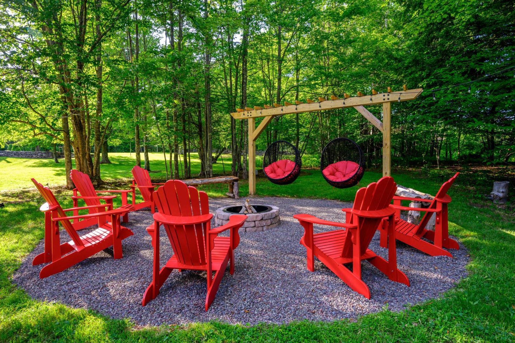 Mountain Blue Vista - Luxury Retreat Near Ski Resorts With Pond, Firepit And Hot Tub Windham Exterior foto